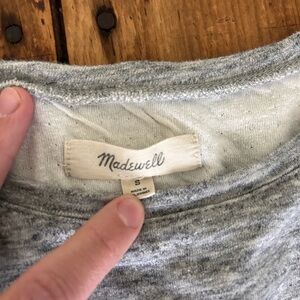 Madewell Light Gray Knit Top